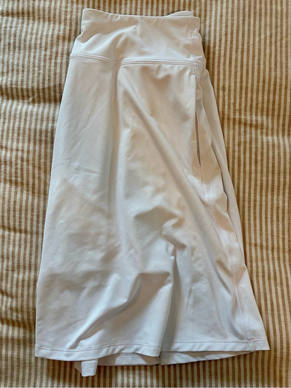 CRZ YOGA White Athletic Skort with Side Pocket